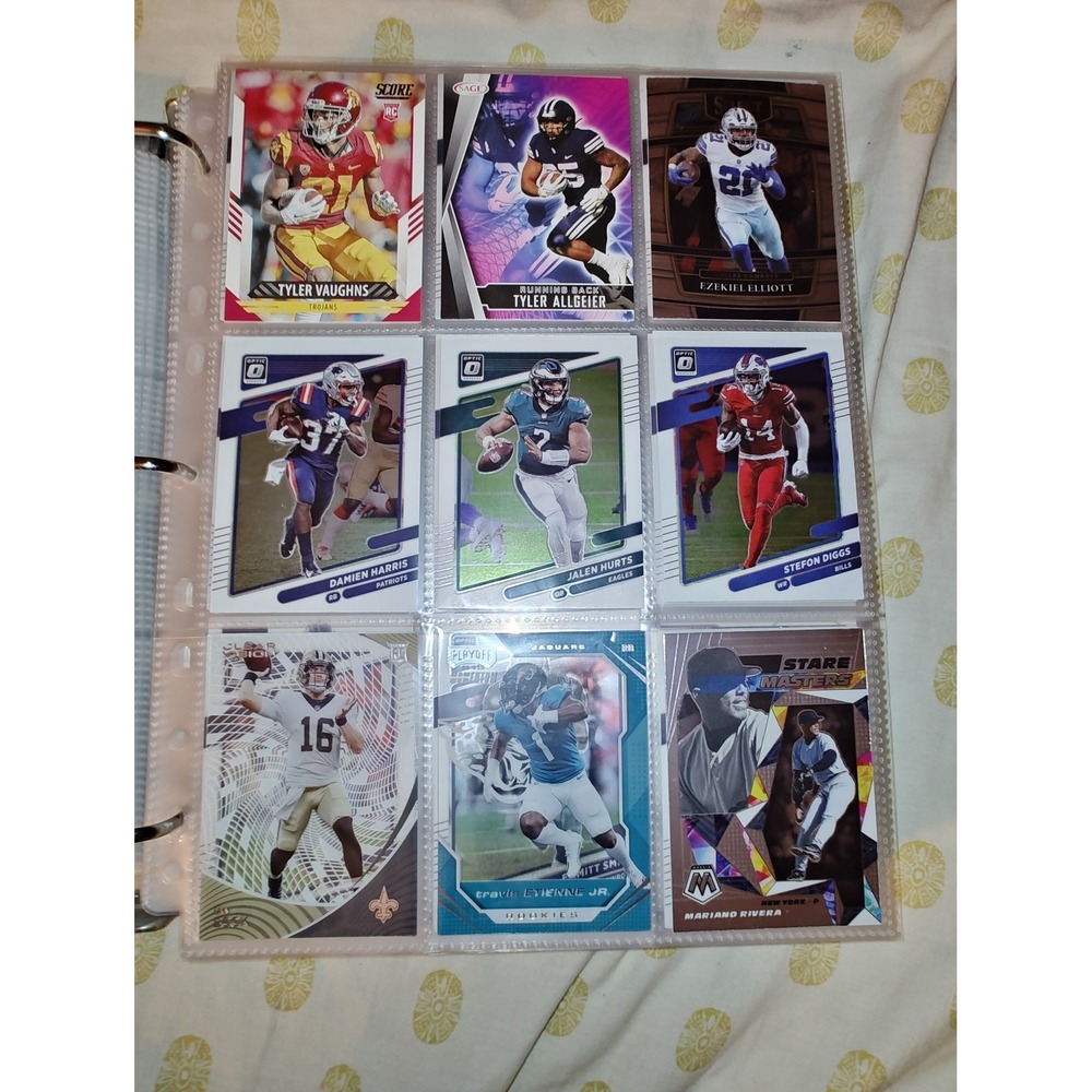Sports Trading Card Lot Jalen Hurts Mariano Rivera Travis Etienne Stefon Diggs - Picture 1 of 4